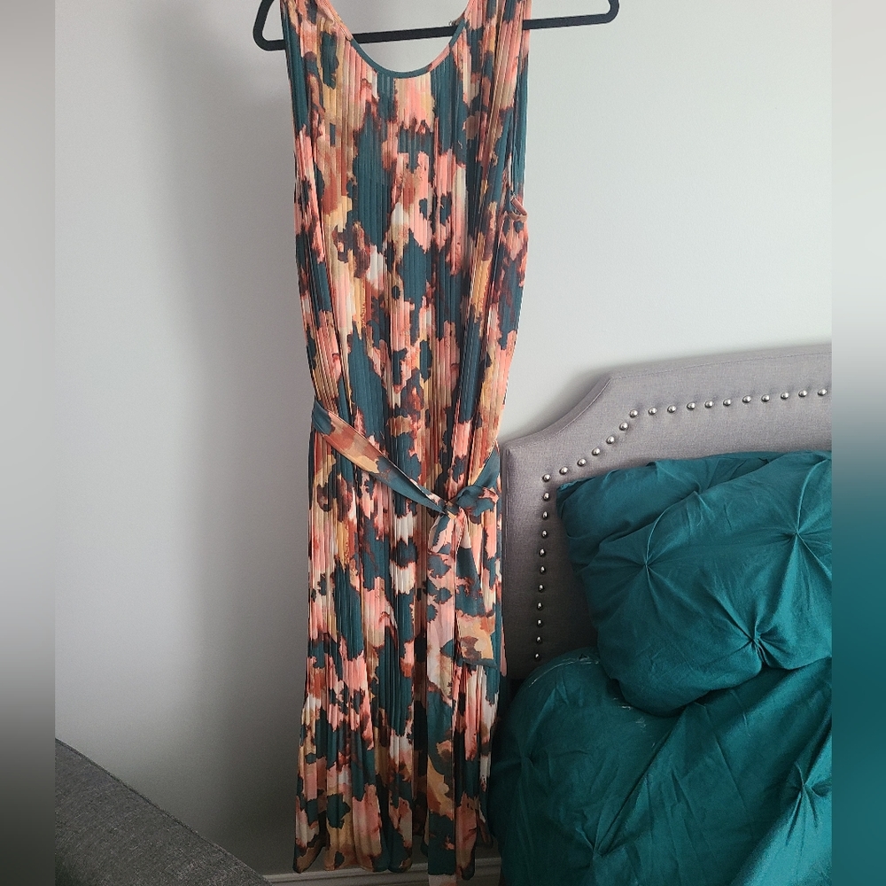 banana republic floral style dress